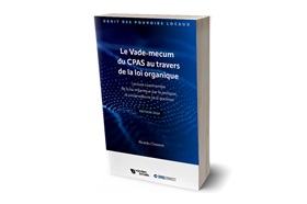 Nouvel ouvrage : Le Vade-mecum du CPAS au travers de la loi organique